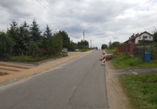 budowa chodnika w miejscowości Otomin - powiększ