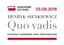 Plakat dotyczący Narodowego Czytania 'Quo vadis' - powiększ