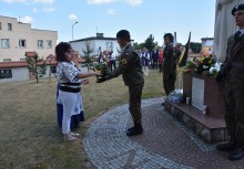 [fot. BBujnowska-Kowalska] Uczczono Dzień Pamięci 66 Kaszubskiego Pułku Piechoty  - powiększ