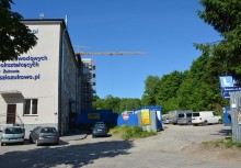 [fot. Wojciech Kruk] Budowa parkingu przy ul. Gdyńskiej w Żukowie  - powiększ