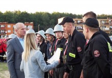 OSP Sulmin zwycięzcą gminnych zawodów sportowo – pożarniczych w Leźnie - powiększ