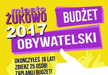 (Plakat w formacie jpg.) Plakat informujący o Żukowskim Budżecie Obywatelskim - powiększ