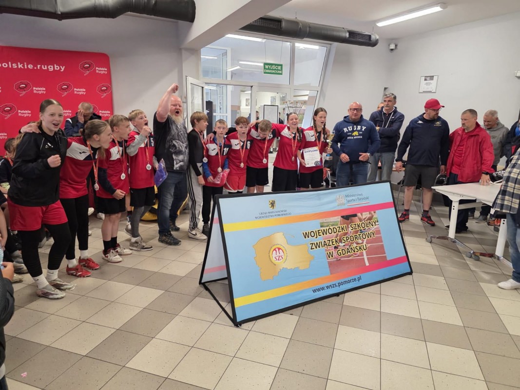 Szkoła Podstawowa nr 1 w Żukowie Mistrzem Województwa w Rugby Tag