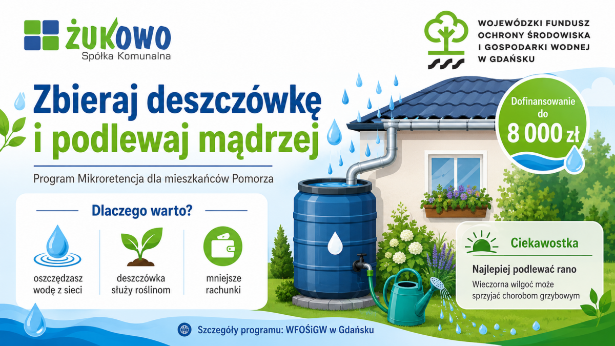 Zbieraj deszczówkę i podlewaj ogród mądrzej