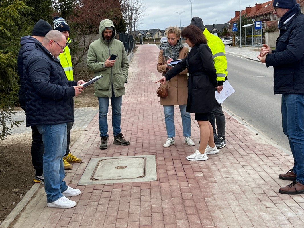 Przegląd gwarancyjny ul. Pszennej w Baninie