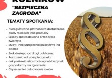 Plakat informujący o szkoleniu