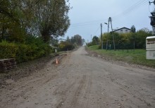 Realizowana droga w Sulminie - powiększ