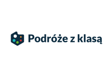 Grafika z napisem Podróże z Klasą - powiększ
