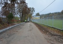 Realizowana droga w Sulminie - powiększ