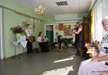 Szkolny zespół muzyczny w Briežuciems - powiększ