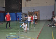 [fot. nadesłane] Trening SPR GKS Żukowo z uczniami z SP nr 1 w Żukowie - powiększ
