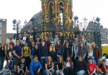 [fot. nadesłane SP nr 2 w Żukowie] Uczniowie z SP nr 2 w Żukowie z wizytą w Wendelstein - powiększ