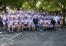 Uczestnicy obchodów 15-lecia partnerstwa z Weldenstein na uroczystości do Saint-Junien przyjechali rowerami. Przebyli drogę 1300 km, którą pokonali w terminie od 30.08 do 09.09 - powiększ