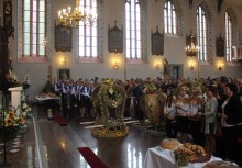 Msza dziękczynna w kościele św. Andrzeja w Przodkowie - powiększ