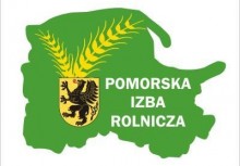 Grafika z napisem Pomorska Izba Rolnicza