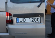 Gospodarze przygotowali się na przyjazd delegacji z Kaszub … wzorowo pod każdym względem !!!! ;) (rejestracja samochodu Urzędu Gminy w Balvi) - powiększ