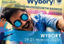 Grafika promująca wybory do Młodzieżowej Rady Gminy Żukowo, które odbędą się w dniach 19–21 marca 2025 roku. Hasło przewodnie: „Zostań Młodzieżowym Radnym!” zachęca młodych do zaangażowania się w życie publiczne gminy.
- powiększ