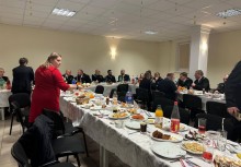 Wigilijny stół strażaków - powiększ