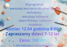 Zdjęcie plakatu - Nocowanka Artystyczna.  - powiększ