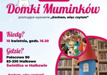 Zdjęcie plakatu - Warsztaty 'Domki Muminków'. 