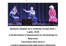 Plakat informujący o wieczorku kabaretowym z kabaretem KUNDA - powiększ