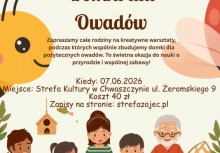 Plakat informacyjny - warsztaty rodzinne.