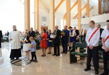[fot. B.Bujnowka-Kowalska] Dożynki Parafialne i VIII Festyn Kaszubski w Chwaszczynie - powiększ