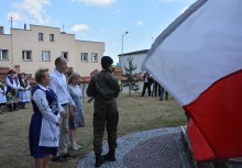 [fot. BBujnowska-Kowalska] Uczczono Dzień Pamięci 66 Kaszubskiego Pułku Piechoty  - powiększ