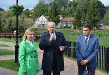 [fot. Sylwia Trojak] Park w centrum Żukowa uroczyście otwarty - powiększ