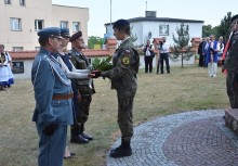 [fot. BBujnowska-Kowalska] Uczczono Dzień Pamięci 66 Kaszubskiego Pułku Piechoty  - powiększ
