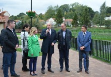 [fot. Sylwia Trojak] Park w centrum Żukowa uroczyście otwarty - powiększ