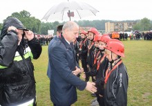 [fot. nadesłane] Gminne Zawody Sportowo-Pożarnicze w Leźnie - powiększ