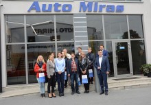 [fot. B.Bujnowska-Kowalska] Goście z Wendelstein odwiedzili firmy z gminy Żukowo - powiększ
