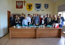 [fot. Wojciech Kruk] I sesja Młodzieżowej Rady Gminy - powiększ