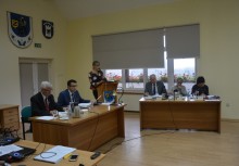[fot. Wojciech Kruk] Sesja LVIII Rady Miejskiej w Żukowie - powiększ