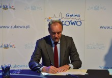 [fot. BBujnowska-Kowalska] Samorządowa współpraca na rzecz budowy dróg dojazdowych do Obwodnicy Metropolitalnej - powiększ