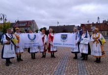 [fot. B.Bujnowska-Kowalska] KGW Chwaszczyno na Festiwalu Smaków Regionalnych w Ślesinie - powiększ