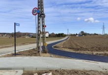 Budowa ścieżki rowerowej w Leźnie w ramach Węzła Rębiechowo - powiększ