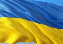 Flaga Ukrainy - powiększ