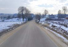 Droga w Łapinie Kartuskim