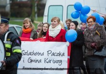 Marsz Szlachetnej Paczki w Kartuzach 2015 r.  - powiększ