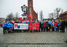 Marsz Szlachetnej Paczki w Kartuzach 2015 r.  - powiększ