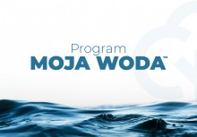 Baner z napisem 'Program Moja Woda'  - powiększ