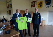 [fot. Anna Kowal]
Młodzieżowa drużyna pożarnicza z Wendelstein z wizytą u burmistrza - powiększ