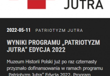 Plakat 'Patriotyzm jutra'