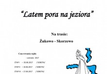 [Plakat format jpg.] Rajd na Raty “Latem pora na jeziora” - powiększ