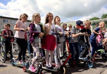 [fot. B.Bujnowska-Kowalska] Udany „Rowerowy Maj” w Gminie Żukowo - powiększ