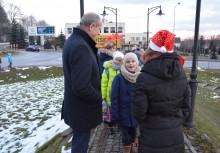 Rozświetlenie choinki w Żukowie - powiększ