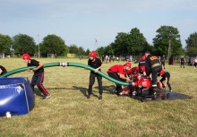 OSP Sulmin zwycięzcą gminnych zawodów sportowo – pożarniczych w Leźnie - powiększ