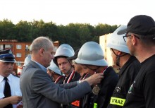 OSP Sulmin zwycięzcą gminnych zawodów sportowo – pożarniczych w Leźnie - powiększ